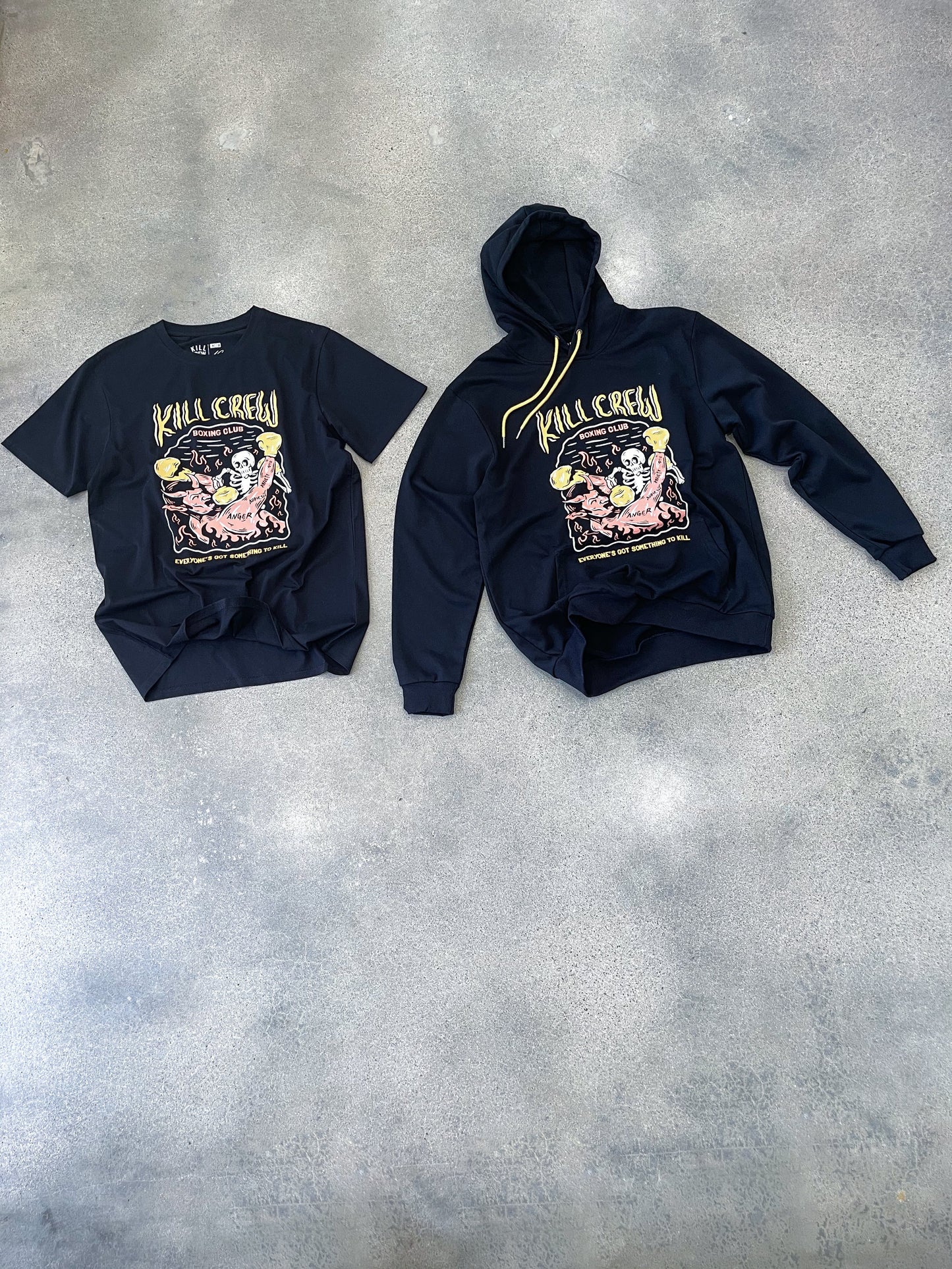 KILL CREW INNER DEMONS BOXING CLUB TSHIRT - BLACK