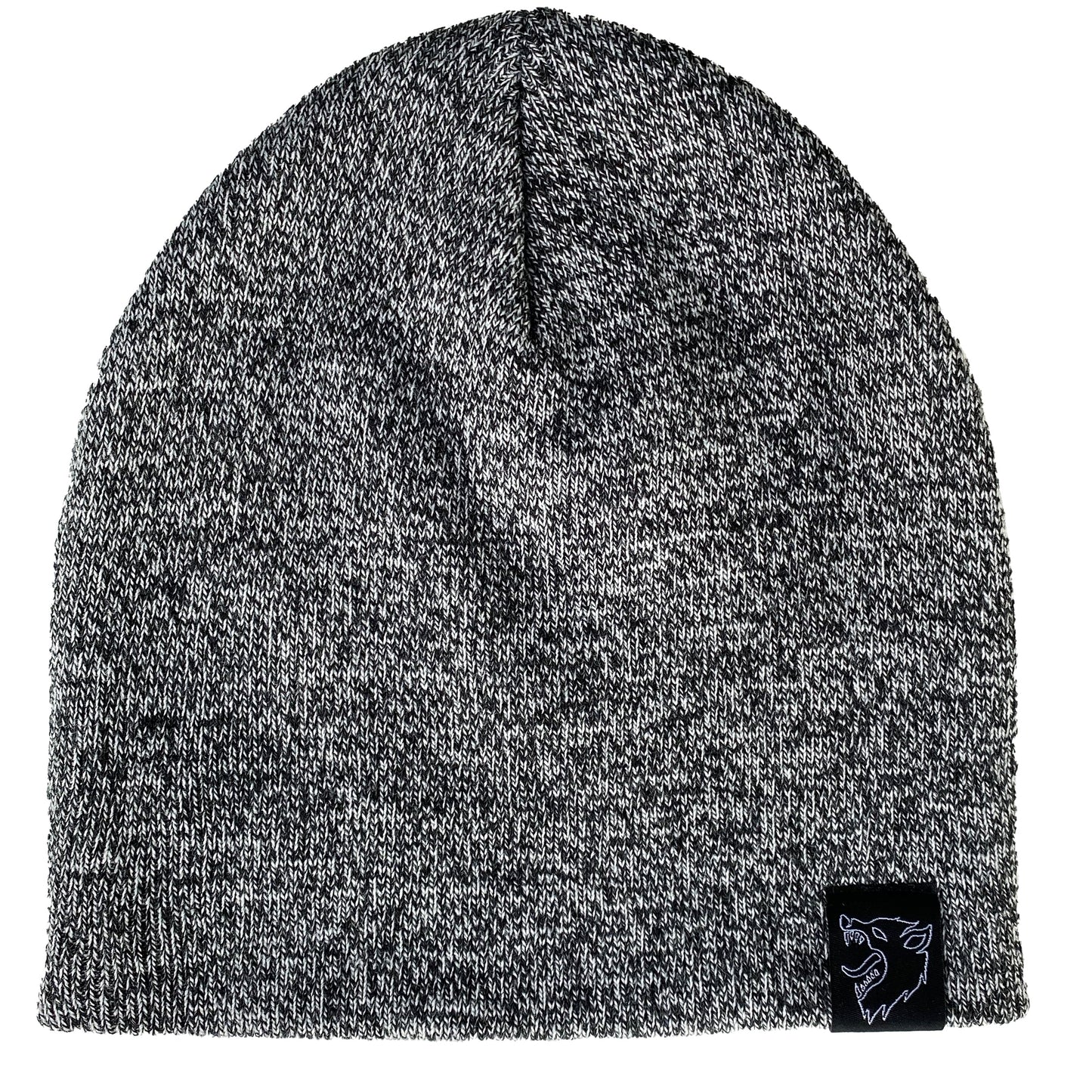 WOLF BEANIE - SALT/PEPPER