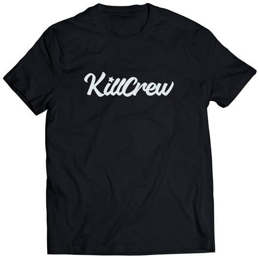"SCRIPT" T-SHIRT - BLACK / WHITE