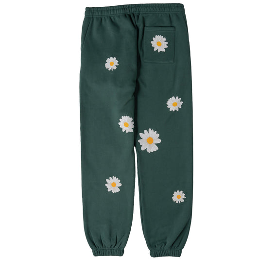OVERSIZED LUX "DAISY" SWEATPANTS - GREEN