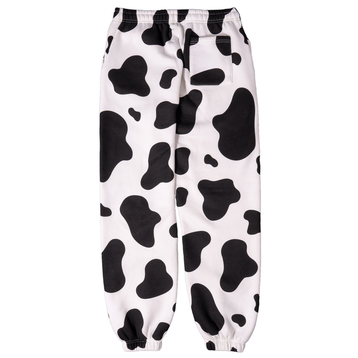 OVERSIZED LUX "MOO MOO" SWEATPANTS - BLACK